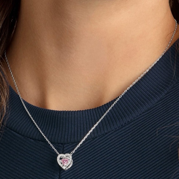 Swarovski Crystal SPARKLING DANCE
HEART Necklace. - Picture 2 of 5